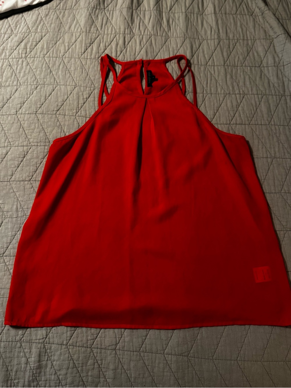 Orange Halter Neck Women’s Tank Top